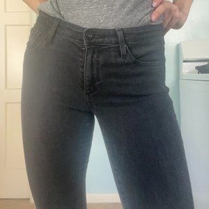 AG Super Skinny Ankle Black Jean